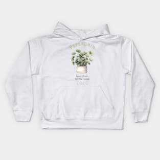 Peperomia, Botanical Illustration T-Shirt | Plant Lover Tee Kids Hoodie